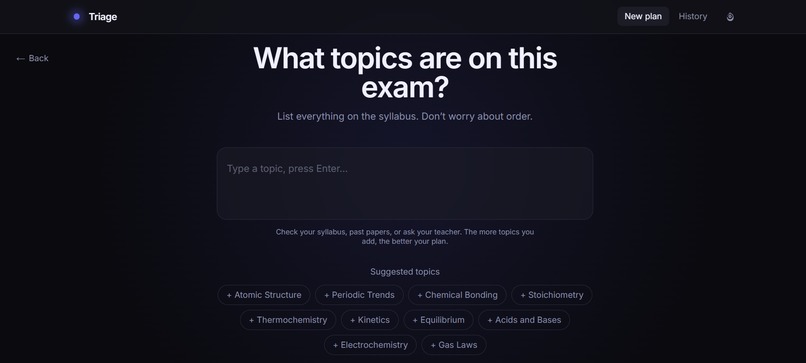 Triage – screenshot 3