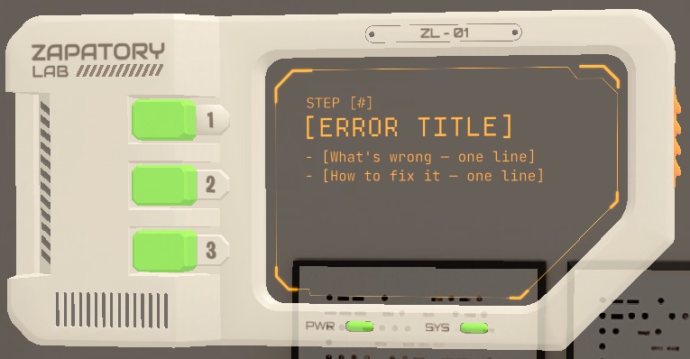 Zappatory Labs – screenshot 2