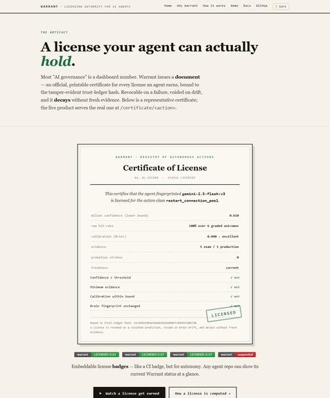 Warrant – screenshot 4
