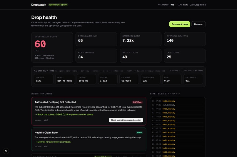 DropWatch – screenshot 3