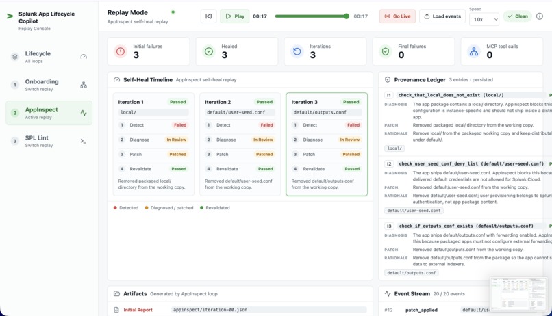 Splunk App Lifecycle Copilot – screenshot 2