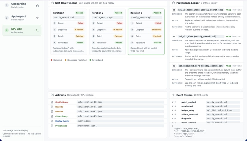 Splunk App Lifecycle Copilot – screenshot 3