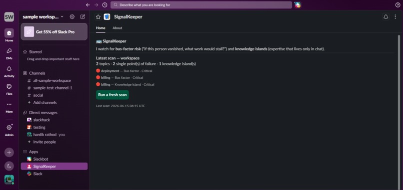SignalKeeper – screenshot 1