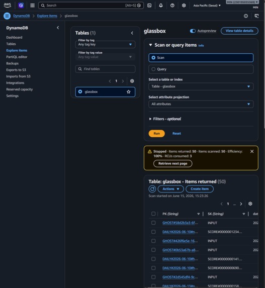 Glass Box Runner — the database is the game – screenshot 5