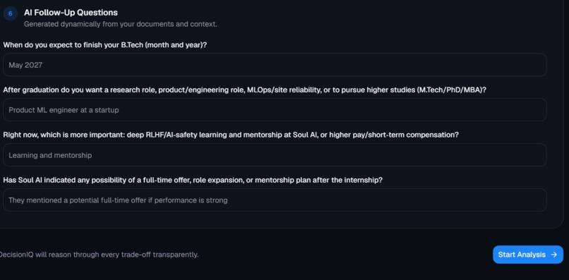 DecisionIQ – AI Decision Intelligence Platform – screenshot 1