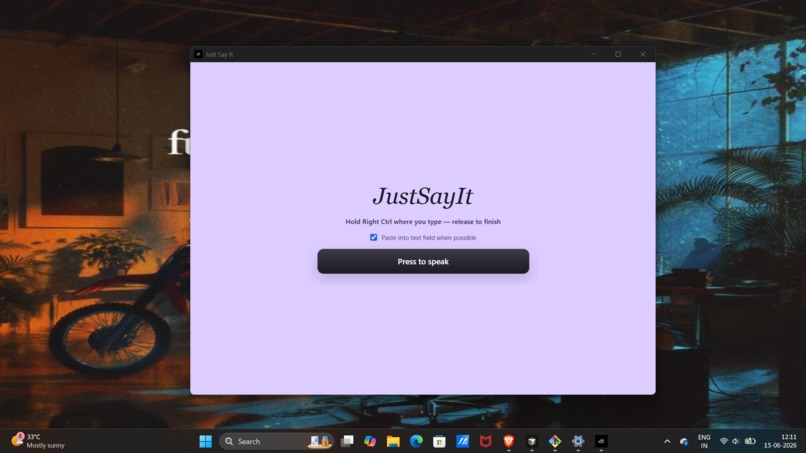 justsayit – screenshot 1