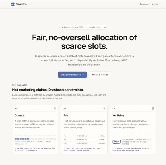 Singleton – screenshot 1