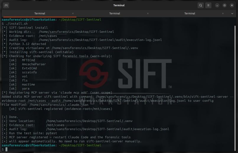 SIFT Sentinel – screenshot 1