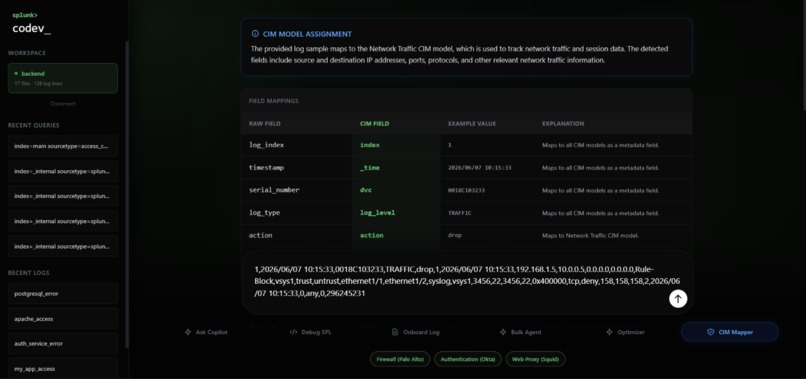 splunk> co>dev – screenshot 3