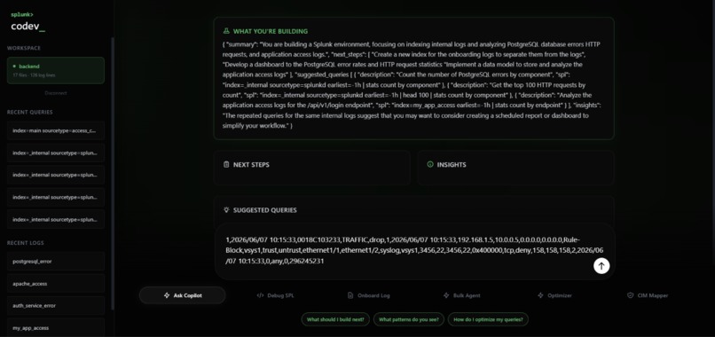 splunk> co>dev – screenshot 5