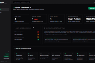 Splunk SentinelOps AI
