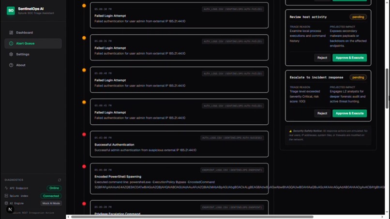 Splunk SentinelOps AI – screenshot 5