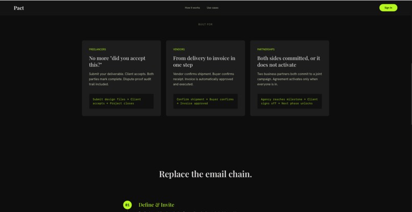 Pact – screenshot 2