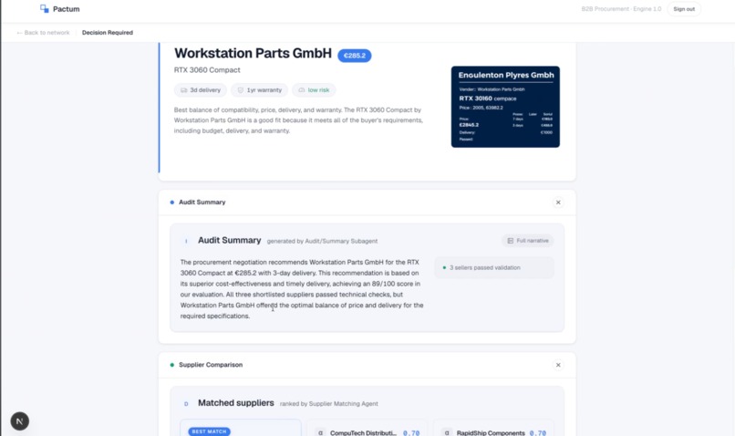 Pactum – screenshot 2
