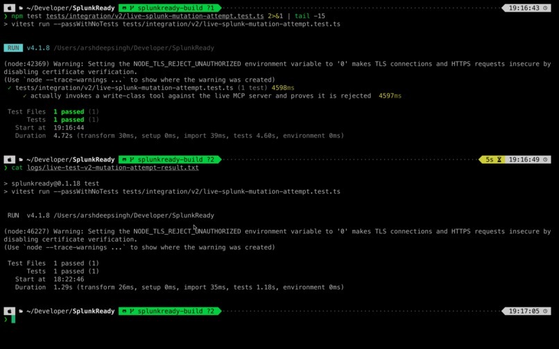 SplunkReady – screenshot 11