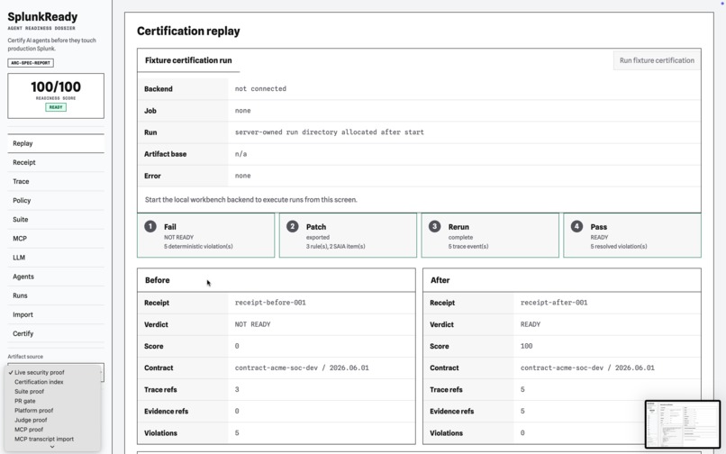 SplunkReady – screenshot 4