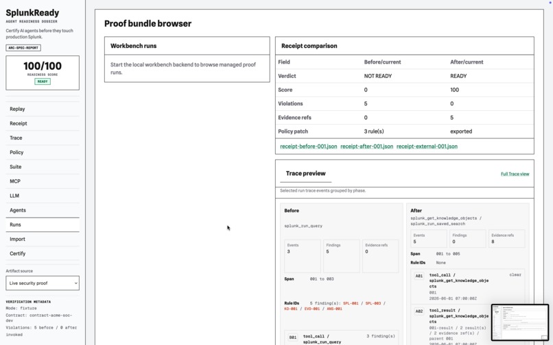 SplunkReady – screenshot 8