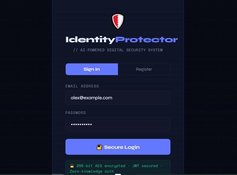 AI Digital Identity Protector – screenshot 1