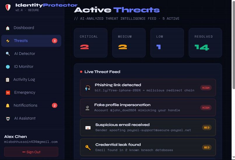 AI Digital Identity Protector – screenshot 3