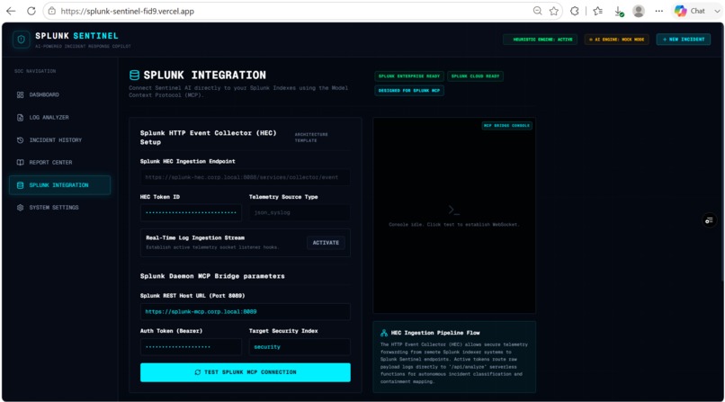 Splunk Sentinel – screenshot 5