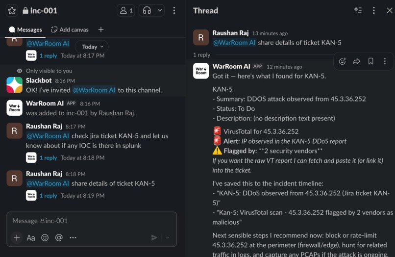 WarRoom AI – screenshot 3