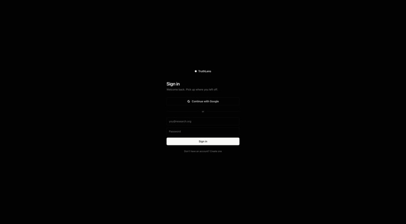 TruthLens – screenshot 2
