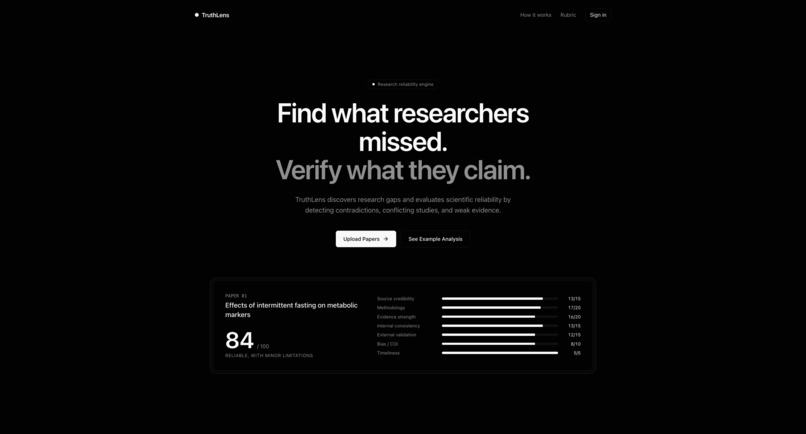 TruthLens – screenshot 1
