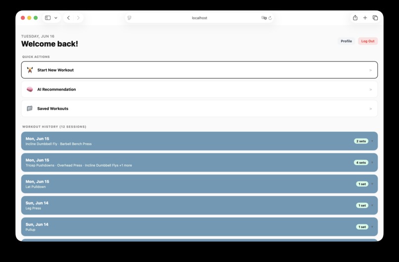 FitInsightAI – screenshot 1
