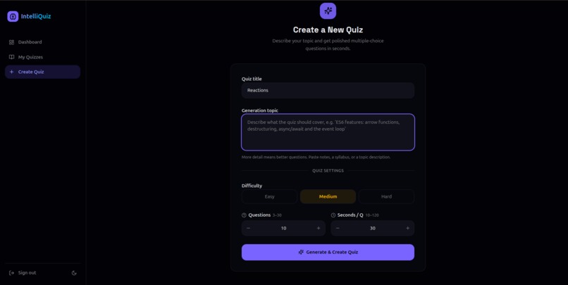 IntelliQuiz – screenshot 4