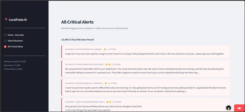 LocalPulse - Business Insights – screenshot 4