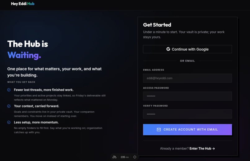 HeyEddi Hub – screenshot 1