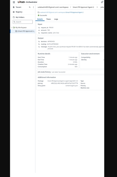 SmartPR Approval Agent  – screenshot 1
