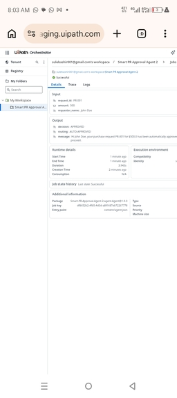 SmartPR Approval Agent  – screenshot 2