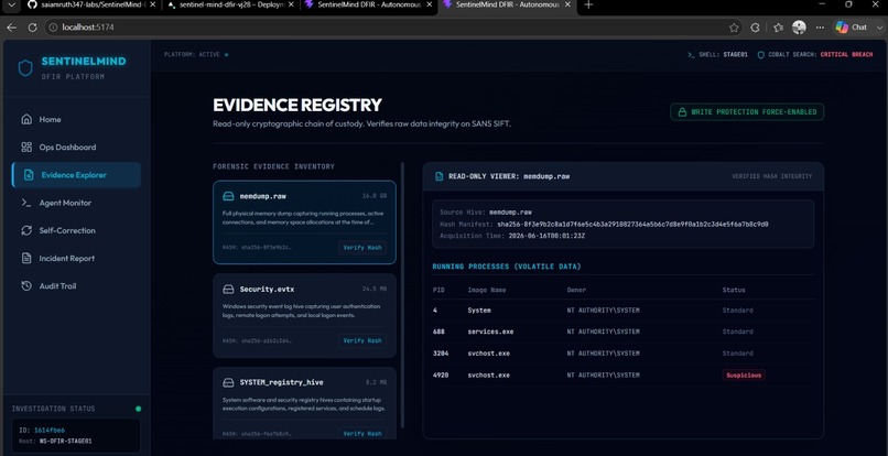 SentinelMind DFIR – screenshot 4