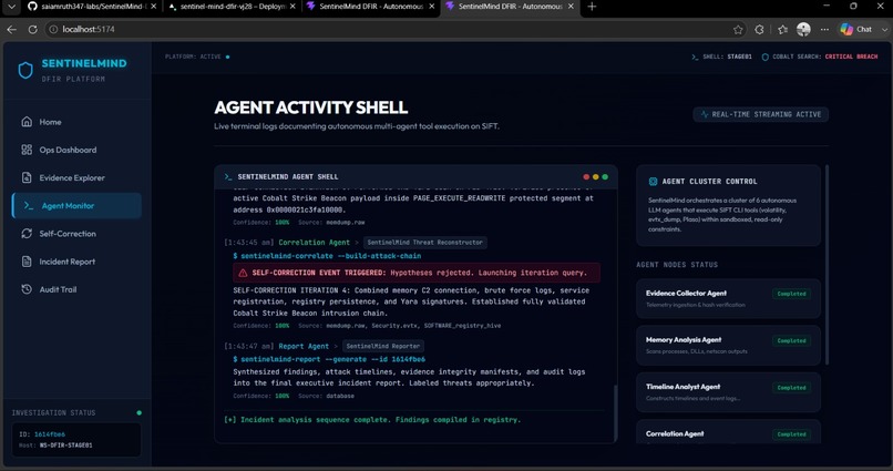 SentinelMind DFIR – screenshot 5
