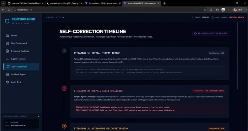 SentinelMind DFIR – screenshot 6