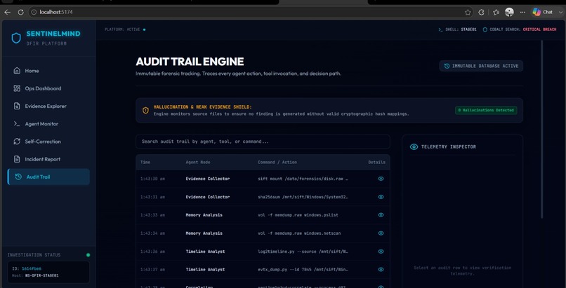 SentinelMind DFIR – screenshot 8