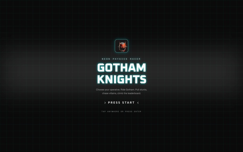 Gotham Knights - Neon Racer – screenshot 1