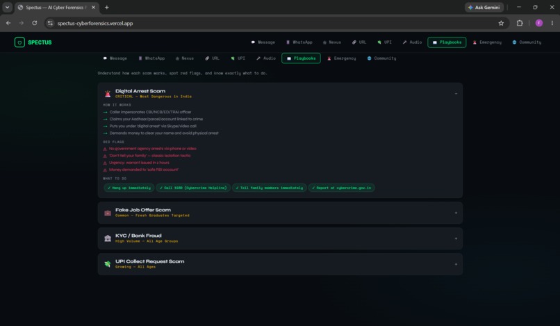 Spectus - AI Cyber Forensics Platform – screenshot 6