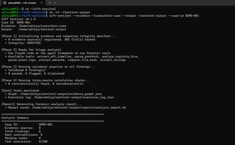 SIFT Sentinel – screenshot 2