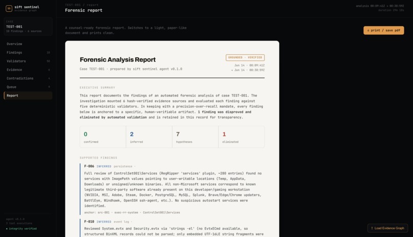 SIFT Sentinel – screenshot 9