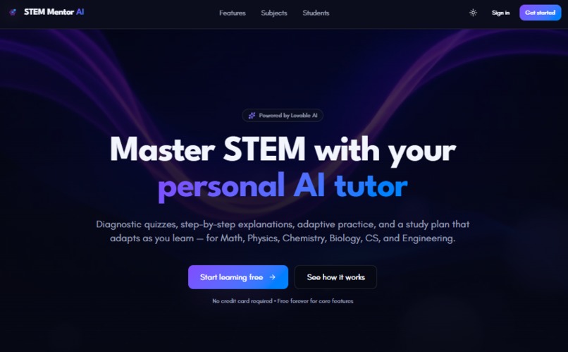 STEM-AI-TUTOR – screenshot 8