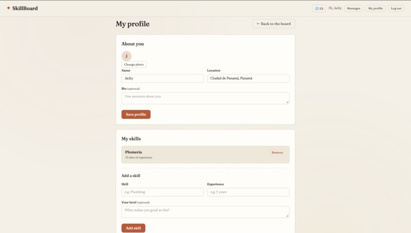 SkillBoard – screenshot 2