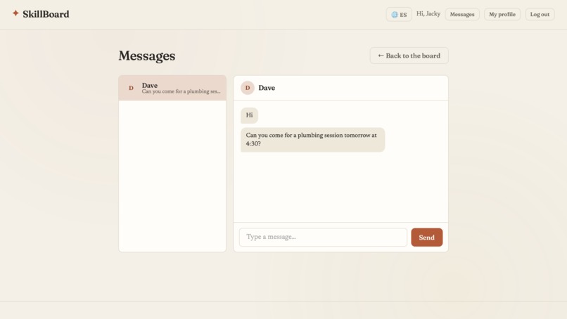 SkillBoard – screenshot 3