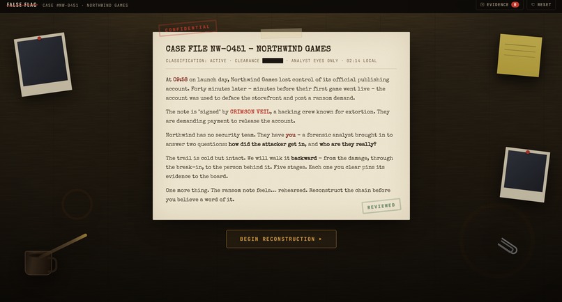 FalseFlag – screenshot 2