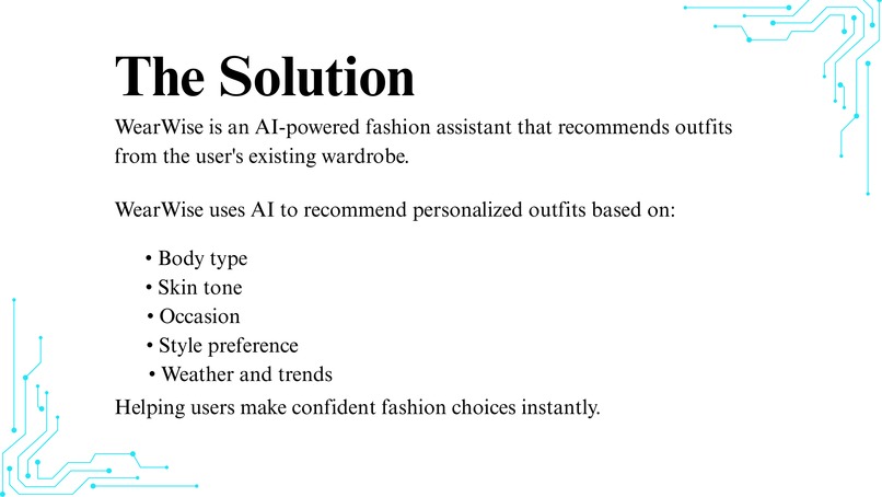 Wearwise – screenshot 3