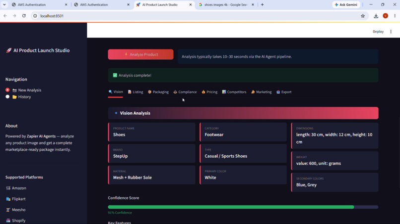 One-stop AI Product Launch Studio – screenshot 1