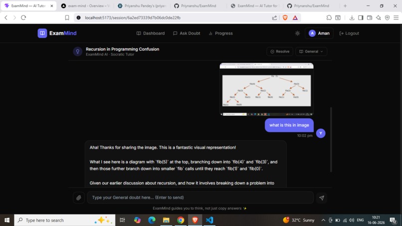 ExamMind: AI Socratic Tutor for Students – screenshot 2
