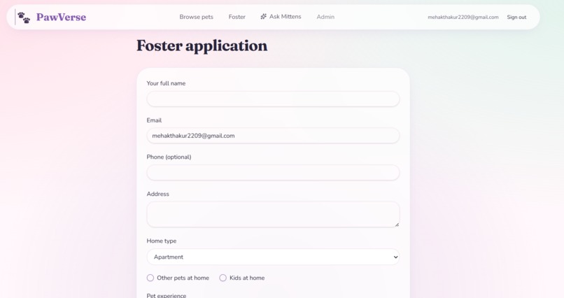 PawVerse-Mittens AI – screenshot 8
