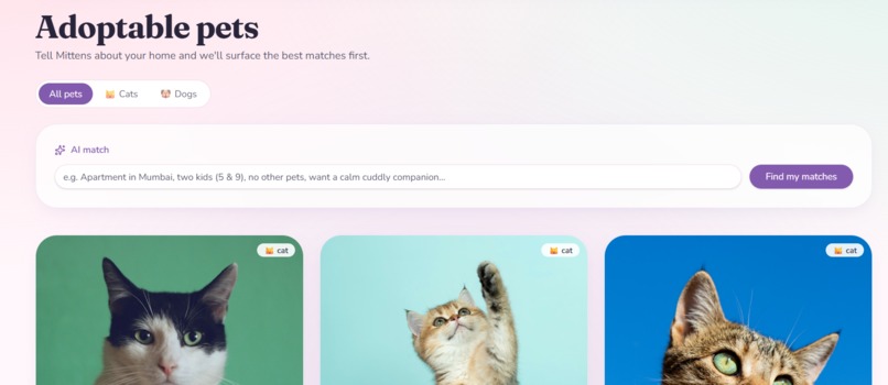 PawVerse-Mittens AI – screenshot 4